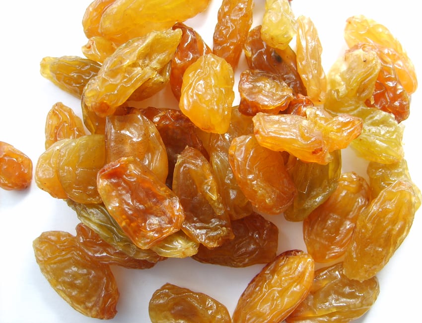 Customs clearance of raisin